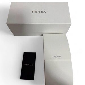 Prada White sunglasses box Set